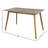Capps Rectangular Acacia Outdoor Dining Table , in. W in. D-1617573128