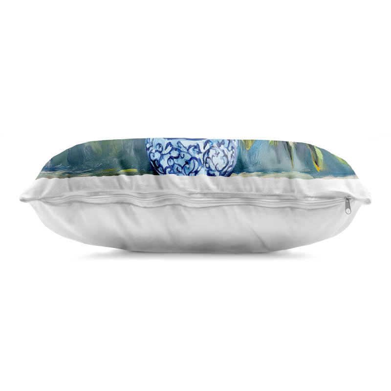 Coussin décoratif Indigo Chinoiserie