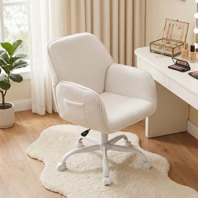Vanity Chair Velvet Office Swivel Chair
