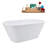 59.1'' x 28.3'' Freestanding Soaking Acrylic Bathtub-75261832