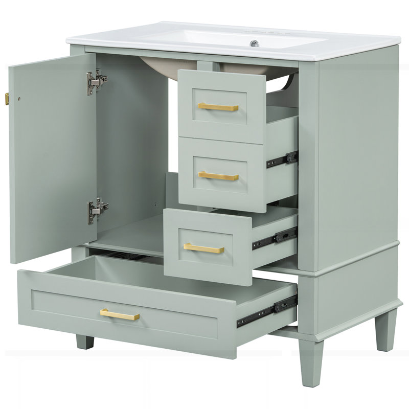 Ensemble de meuble-lavabo moderne avec lavabo