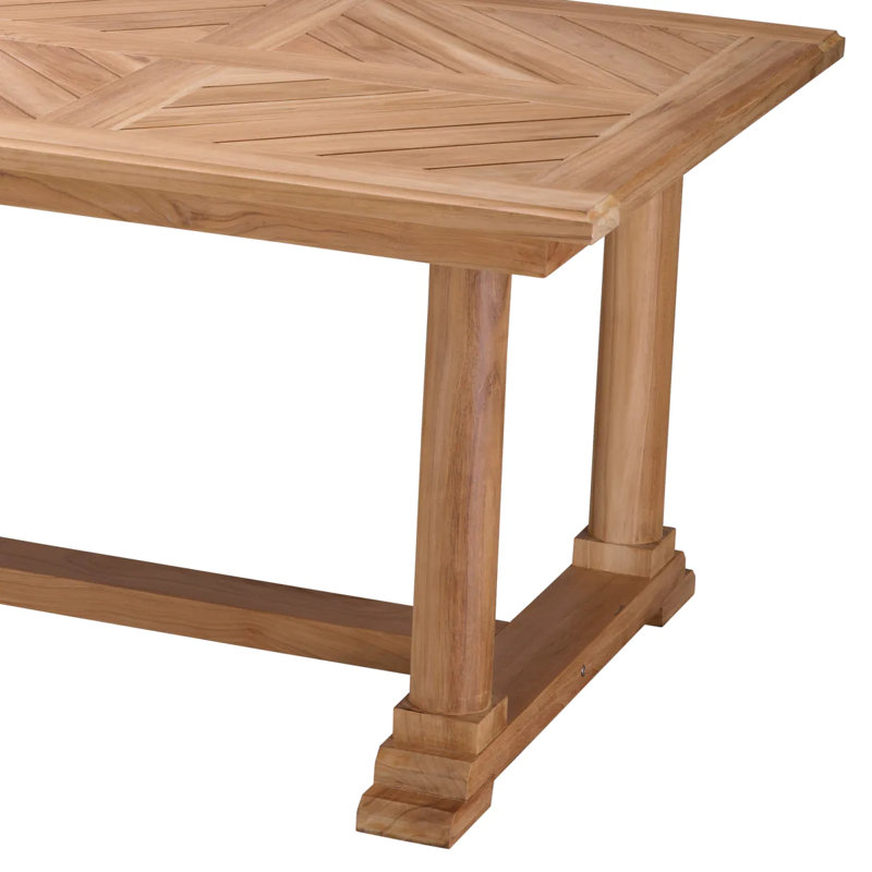 Bell Rive Outdoor Teak Dining Table