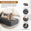 Modular Corduroy 303cm 3-seater Sofa With 2 Ottomans, No Assembly Required, With High Rebound Sponge-1992850995