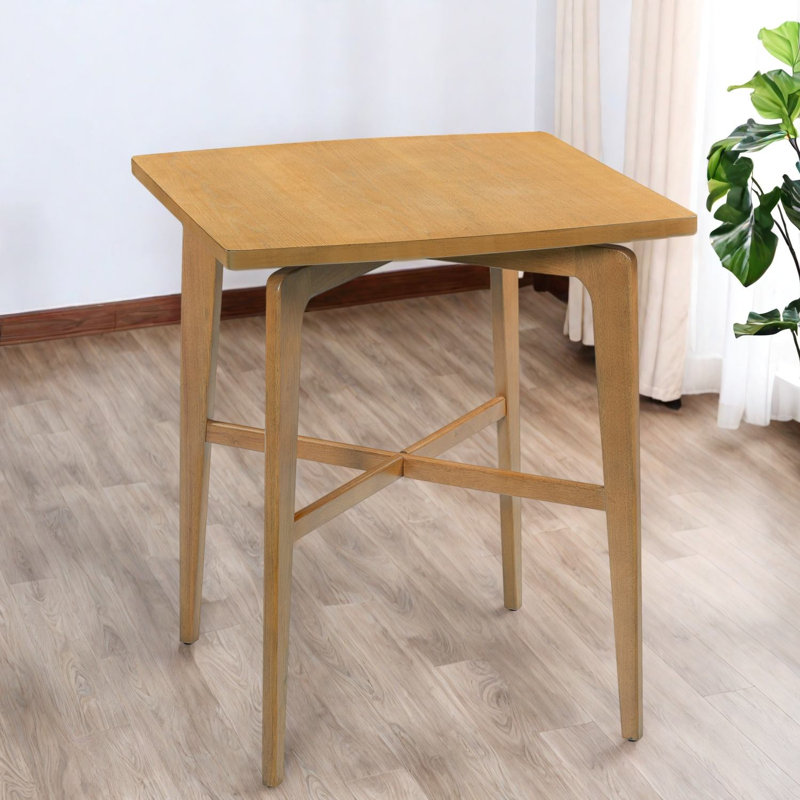 Tables de salle à manger robustes en bois aggloméré (table seulement, sans chaises, avec plateau et pieds), table de bar compacte moderne pour la cuisine
