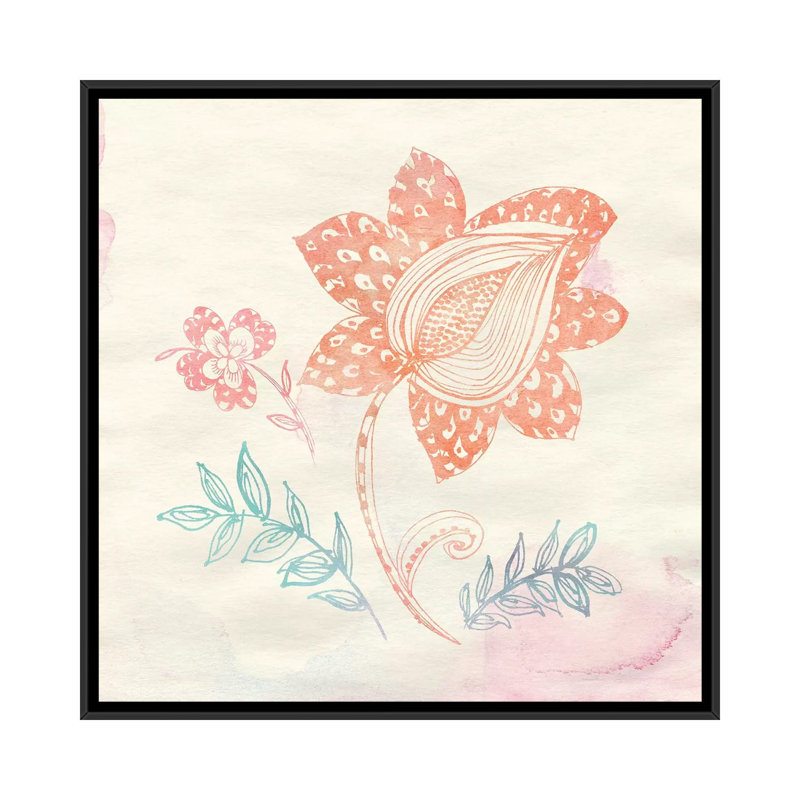 « eastern boho i » par sauvage pomme portfolio, reproduction d’art sur toile tendue, H 18 po x l 18 po x P 1,5 po