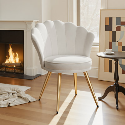 Akaisha Velvet Barrel Chair
