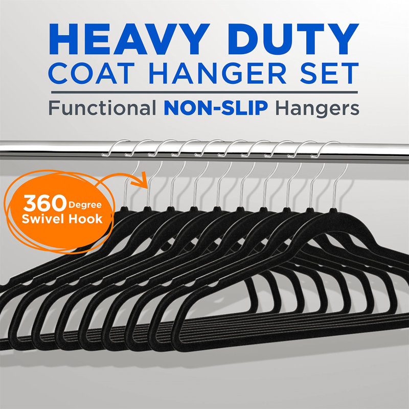 Jasinski Non-Slip Standard Hanger for Suit/Coat