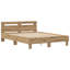 Vidaxl Wood Bed Frame with LED Durable-113970982-113970986