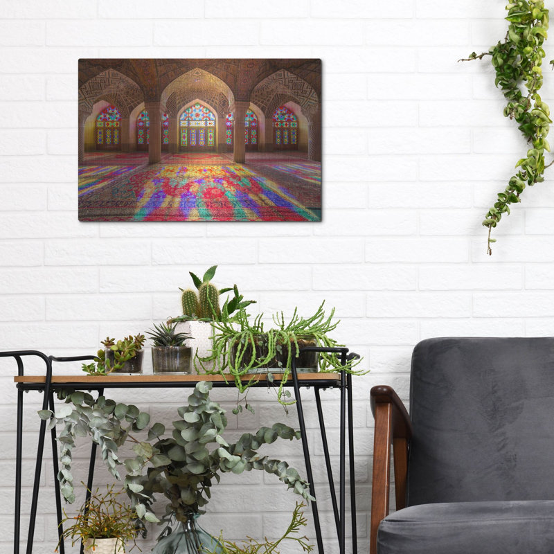 «Pink Mosque Of Shirazranan» par Luxe, H 12 po x l 16 po