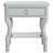 Elegant Desirat 24'' W Nightstand – Modern Curve Wooden Leg, Ring Pull & Functional Bedside Storage-547418198