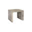 Waterfall Solid Wood Sled End Table