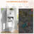 Over The Toilet Cabinet, 65in Tall Freestanding Bathroom Storage Shelf with Open Shelf, for Bathroom-1583602532