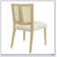 Ensemble de 2 chaises de salle à manger en rotin sans accoudoirs, combinant design Mid-Century et confort moderne pour une salle à manger élégante