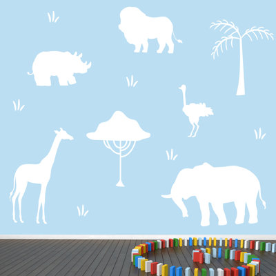 Adhésif décoratif safari africain