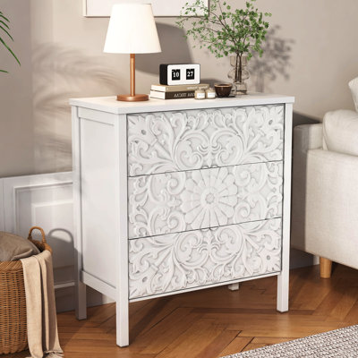 Platt Farmhouse 3-Drawer Dresser by Fleur De Lis Living