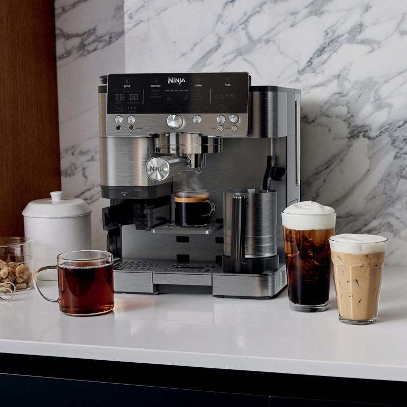 Ninja Luxe Café Premier Espresso Machine - ES601UK, Stainless Steel