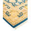 Tapis de couloir bleu / beige noué à la main de conception unique 6 pi 2 po x 10 pi 10 po Oakhur