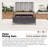 Outdoor Loveseat That Converts To Four Seats And A Table-1792674852