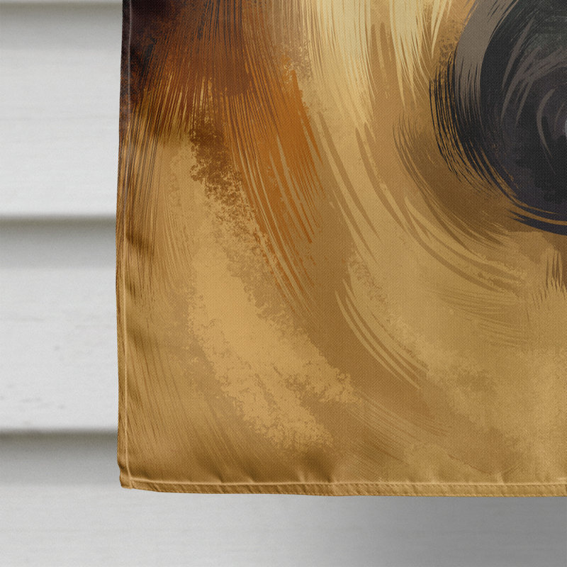 Polyester à 2 côtés 28 x 40 po drapeau maison, Malinois