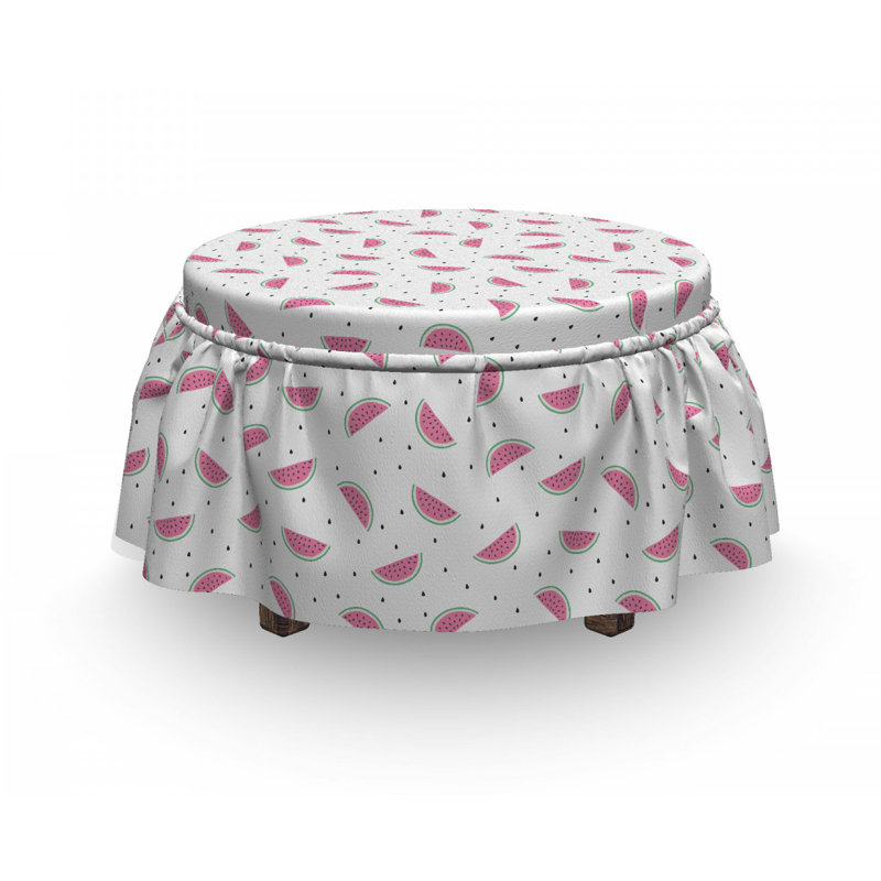 Housse pour repose-pieds été doodle slice
