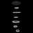 Galaxy 6-Ring LED Crystal Chandelier - Chrome