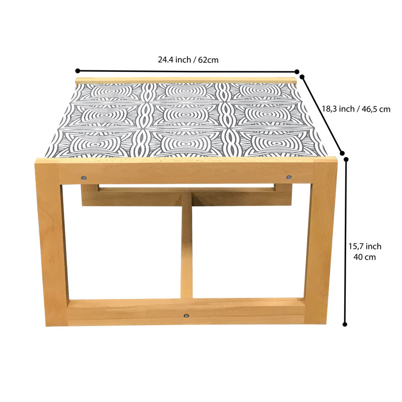 Jailee Sled Coffee Table, 62cm H x 46cm W x 40cm D