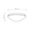 Delisle Glass Flush Mount
