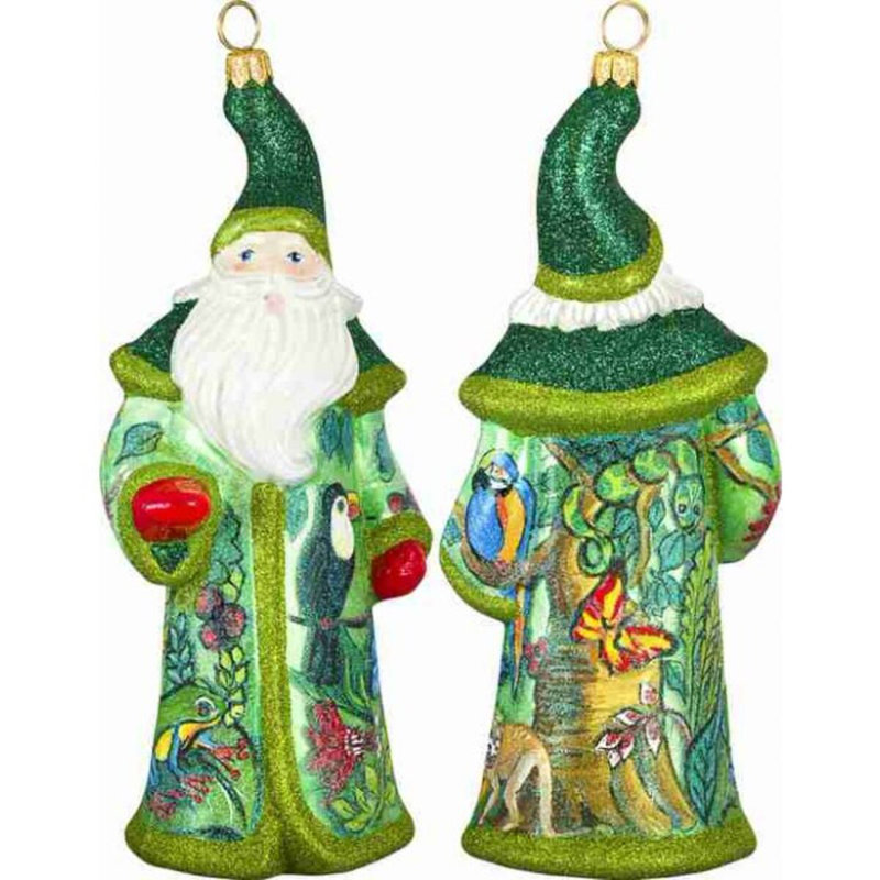 Glitterazzi Rainforest Santa
