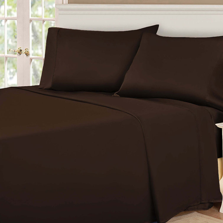 Edmont 530 Thread Count Egyptian-Quality Cotton Sateen Sheet Set