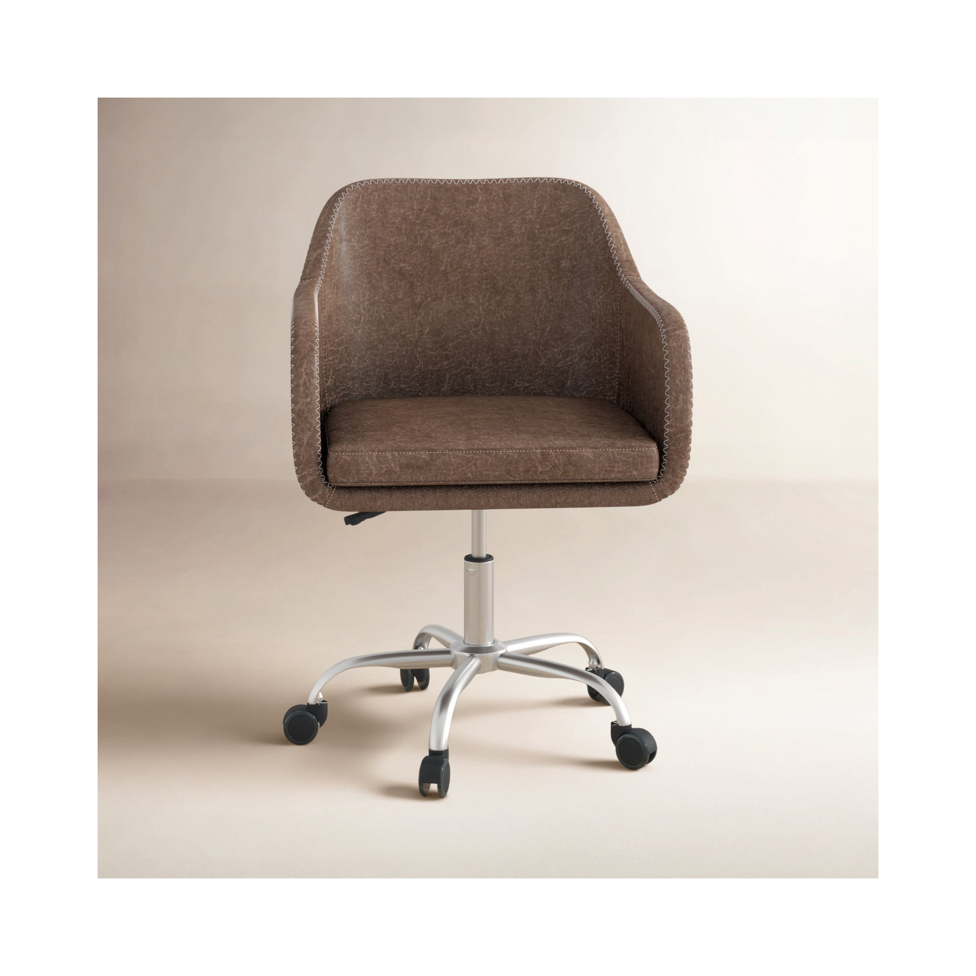 Salida Swivel Office Chair, Brown