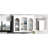 Bathroom Wall Mounted Dish, White, Adjustable Shelving For Accessories , Shelf System