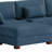 Maelina L-Shaped Corduroy Modular Sectional with Removable Cushion Cover-619298544-629352903