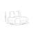 Cream Tofu Modular Straight Sofa-1095696699