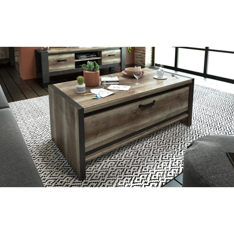 Wyler Block Coffee Table with Storage