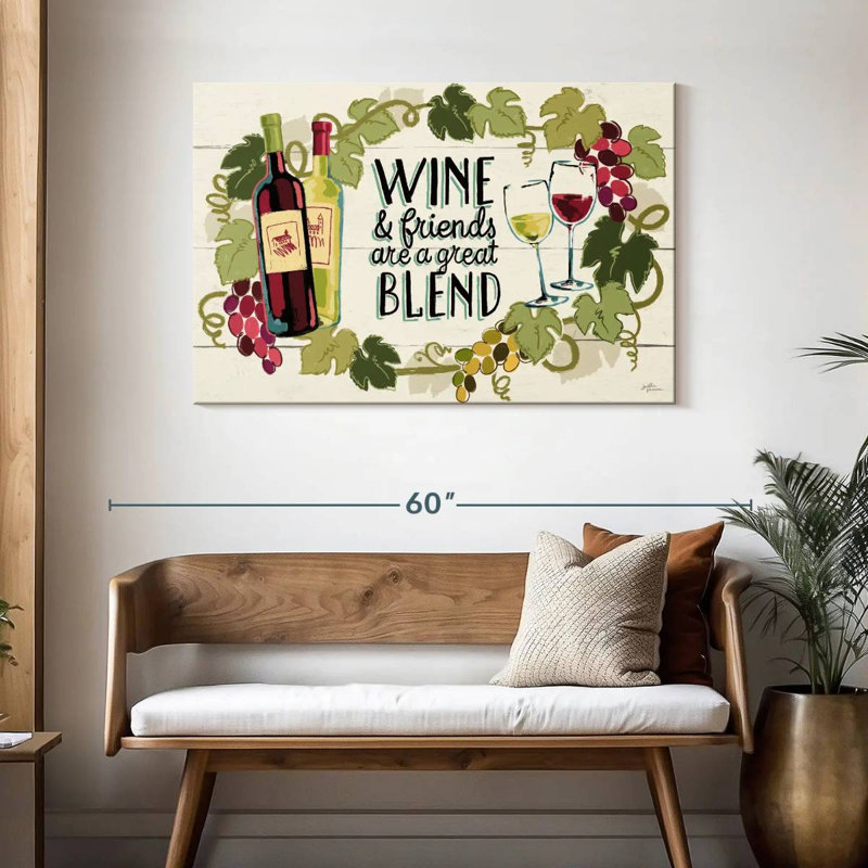 Tergel Wine And Friends I, H 30 po x l 45 po