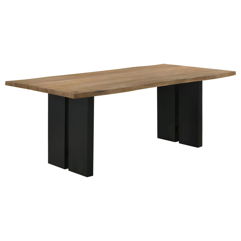 Nodum Rectangular Live Edge Conference Table