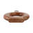 Handcrafted Mango Wood Decorative Vase With Circular Design