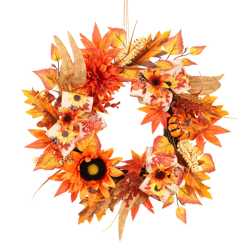 Porte de couronne de tournesol Festival