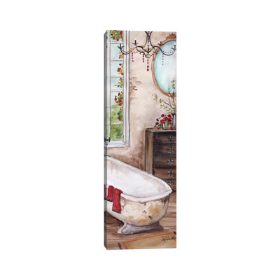 French Country Bath I by Tre Sorelle Studios - Wrapped Canvas Panoramic Gallery-Wrapped Canvas Giclée