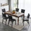 Folding Dining Chairs, Kitchen Armless Side Chairs With Padded Seats, Foldable PU Leather Dining Chairs For Home Kitchen Living Room-128908518
