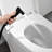 6.22" Handheld Bidet Sprayer for Toilet Bidet Sprayer, Solid Brass Jet Sprayer for Toilet Water Sprayer