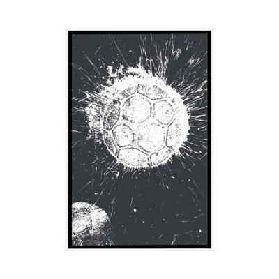 Football - reproduction d'art mural - toile encadrée