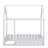 Wood Bed House Bed Frame With Fence