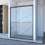 Porte de douche coulissante double 56-60 "X70"