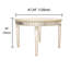 120cm Antique Mirrored Dining Table