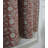 Boho Block Print Rod Pocket Curtain Red Floral Linen Window Drapes for Living Room – Shillong-876932879