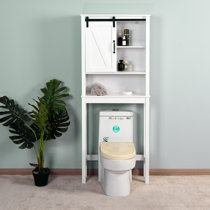 Forestport 34.29 W x 47.17 H x 6.79 D Over-the-Toilet Storage August Grove