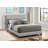 Clu Faux Leather Upholstered Full Panel Bed Grey-39758393-28453077