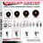 4 Piece Phenolic Caster Set