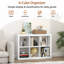 Bibliothèque de rangement - Tablette de présentation multifonctionnelle pour le salon, la chambre à coucher et le bureau personnel-1233830428-1216848953-1220370449